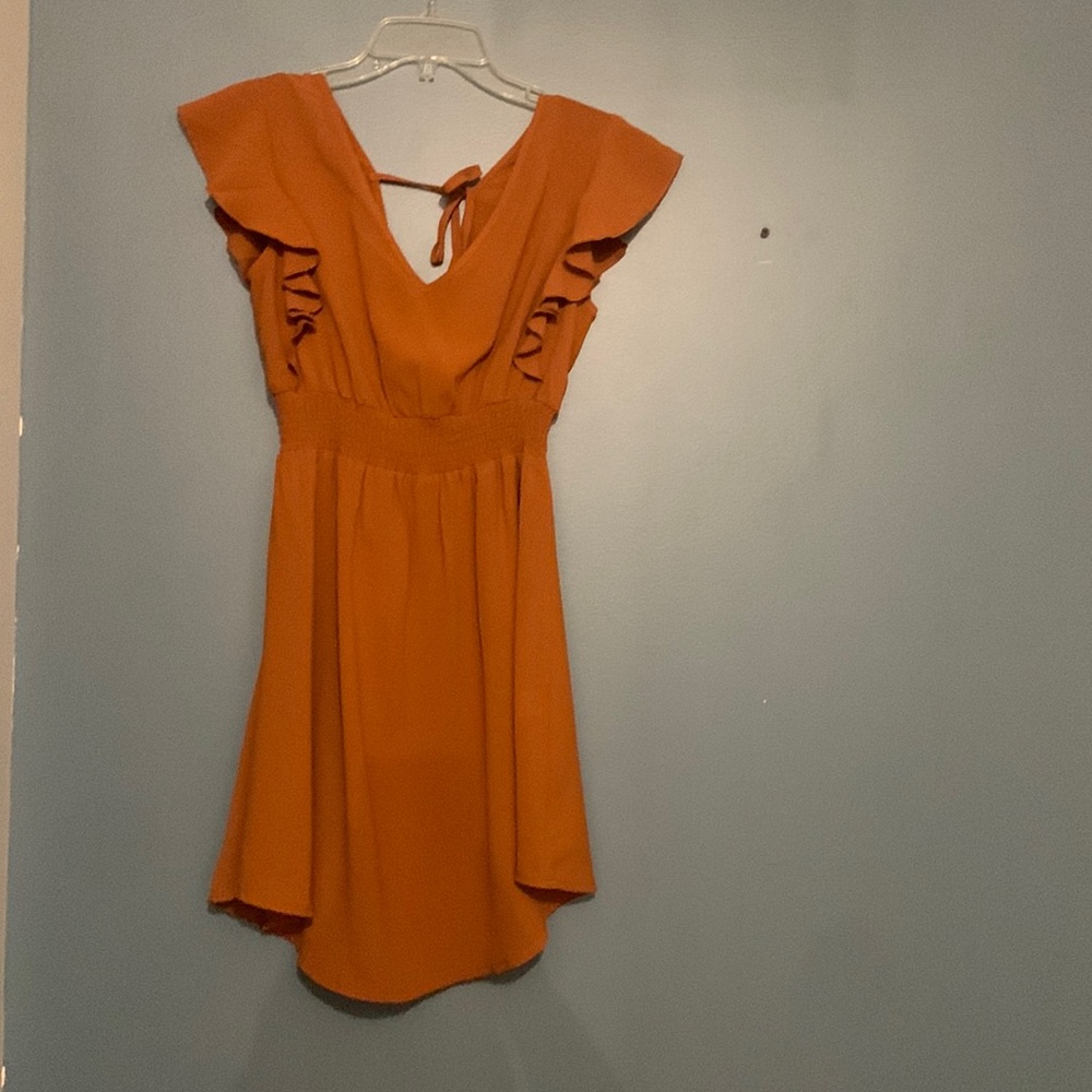 Brown dress, small size 2 SHEIN